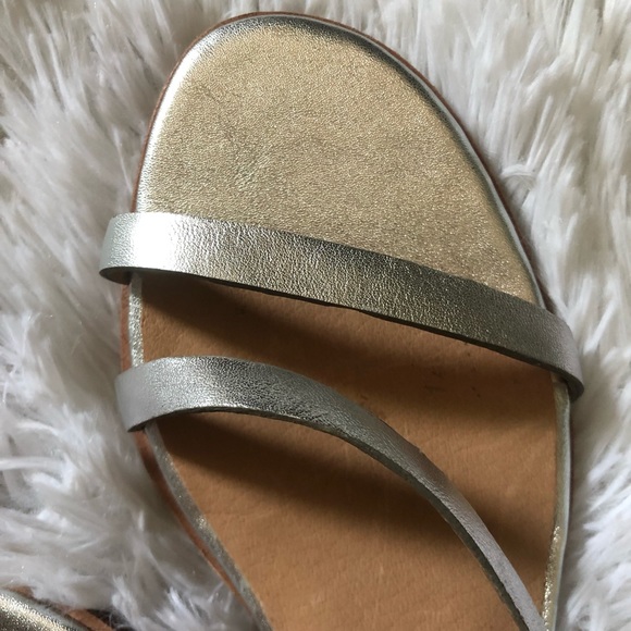 Madewell Silver Heidi Slingback Sandals - 7 - Picture 4 of 10